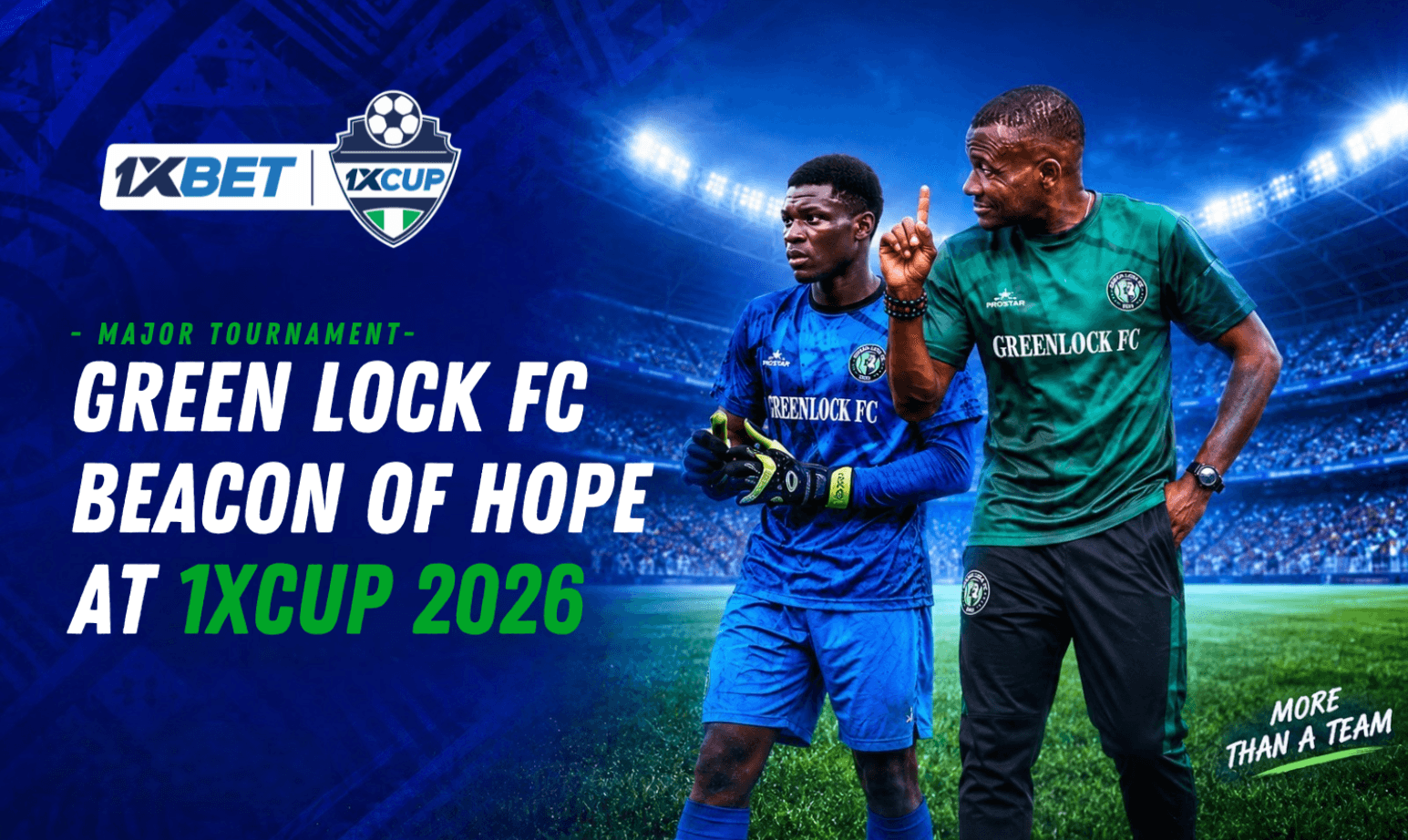 Beacon of hope for football talent at 1xCup 2026: remarkable story of Green Lock FC