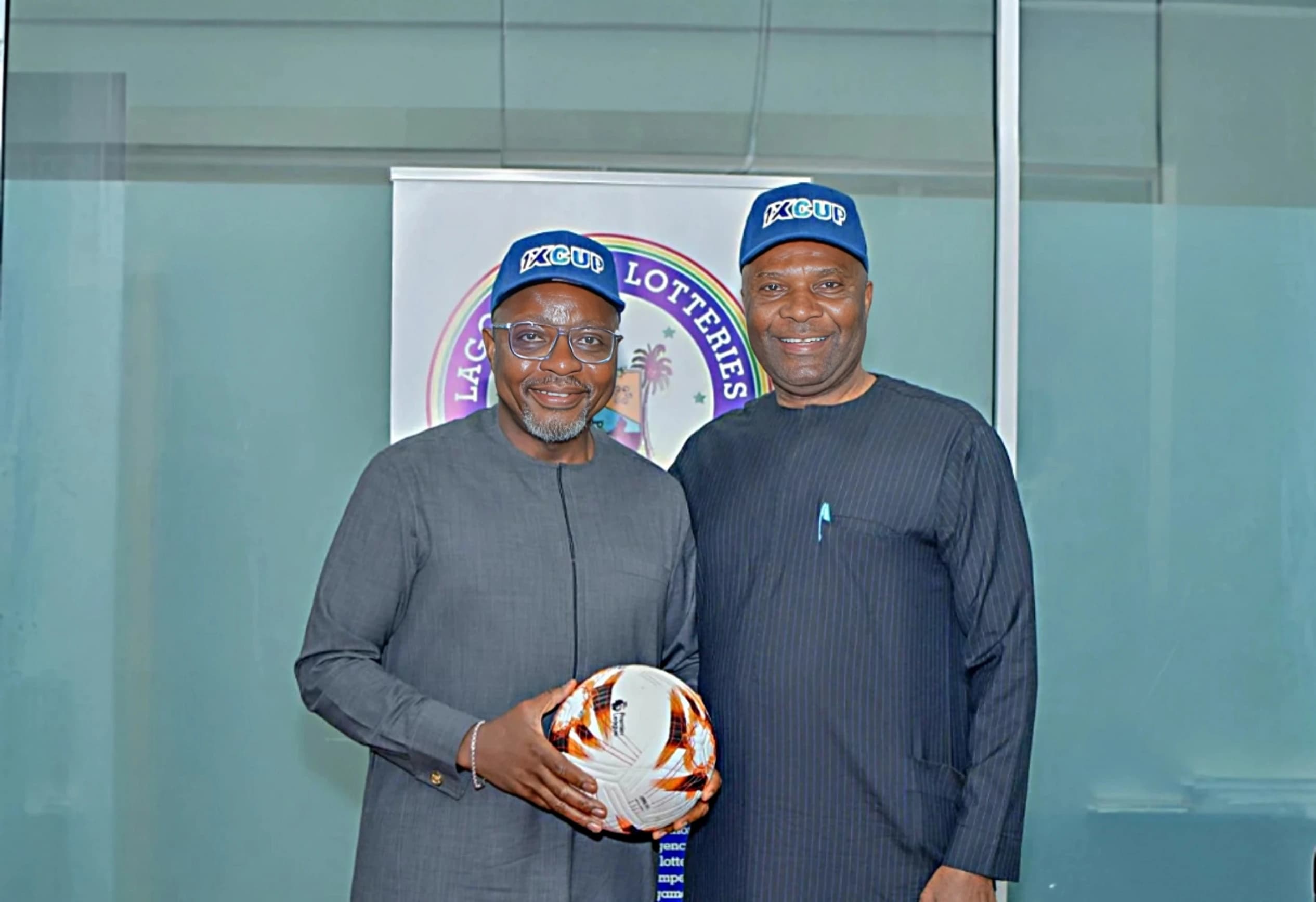 1XBET Cup 2025: Organizers pay Courtesy visit to Lagos Lottery Board